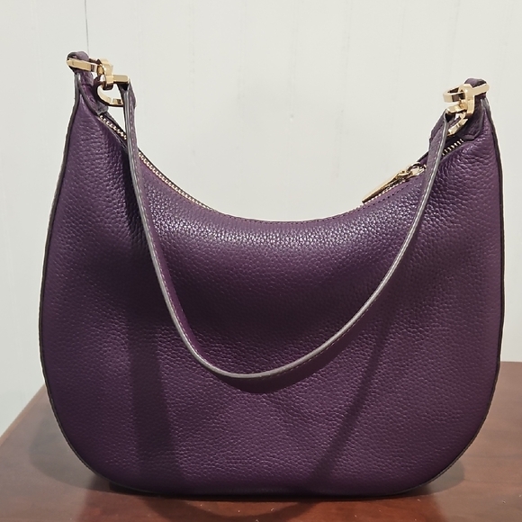Kate Spade Janie Purple Leather Shoulder Bag - Picture 3 of 10
